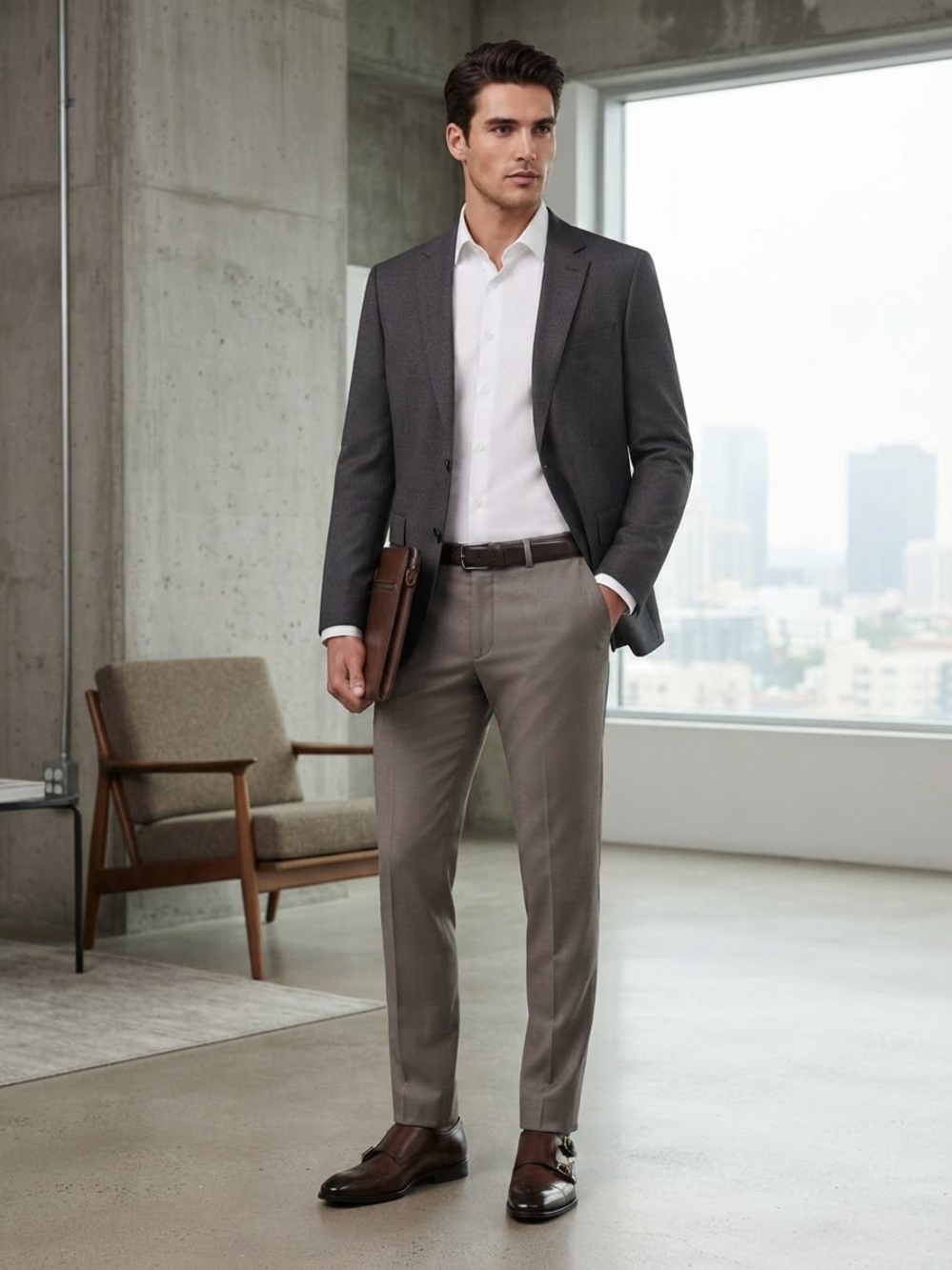 New Hugo Boss Genesis2 Slim-Fit Wool Dress Pants 👔💼✨